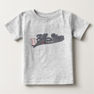 Baseball ALL-STAR Sports Custom Personalised Baby T-Shirt