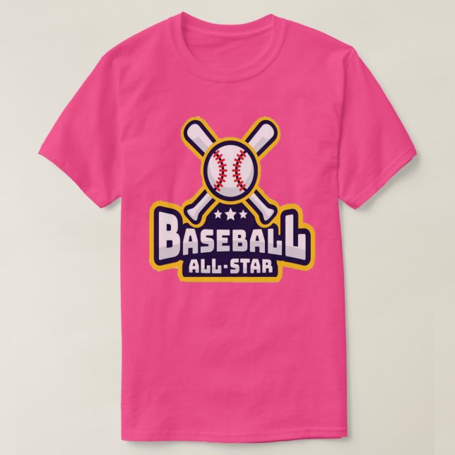 BaseBall AllStar T-Shirt (Design Front)