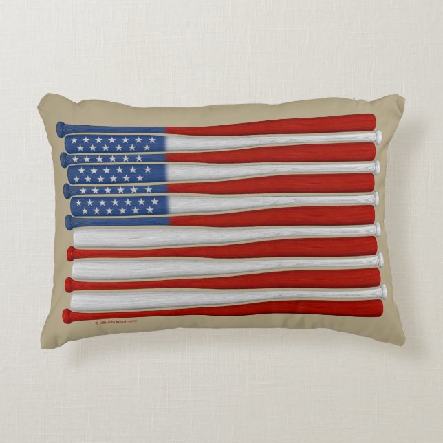 Baseball America (USA) Decorative Cushion (Front)