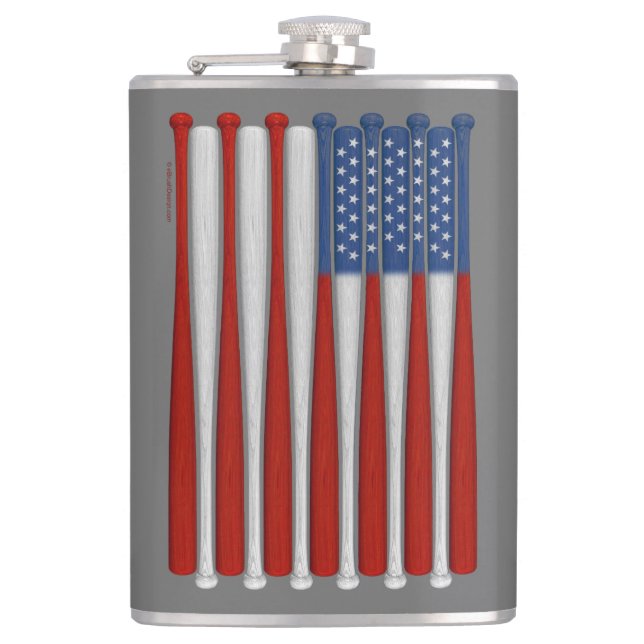 Baseball America (USA) Flask (Front)