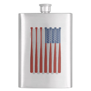 Baseball America (USA) Flask