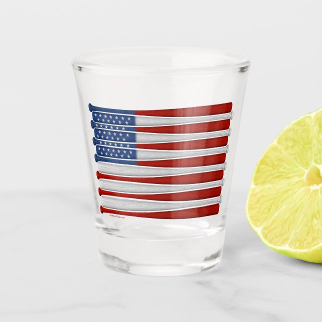 Baseball America (USA) Shot Glass (Front)