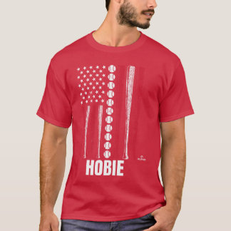 Baseball American Flag Hobie Prospect Baseball Fan T-Shirt