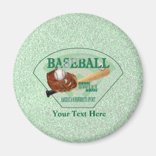 Baseball – Americas Favourite Sport Design Magnet
