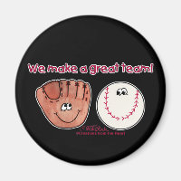 Baseball and Baseball Glove Team
