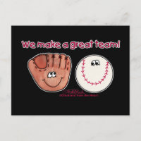 Baseball and Baseball Glove Team