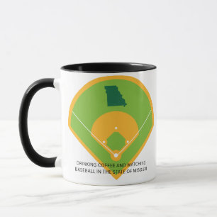 Baseball and Coffee in Missouri  Mug