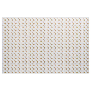 Baseball and Glove Pattern Fabric