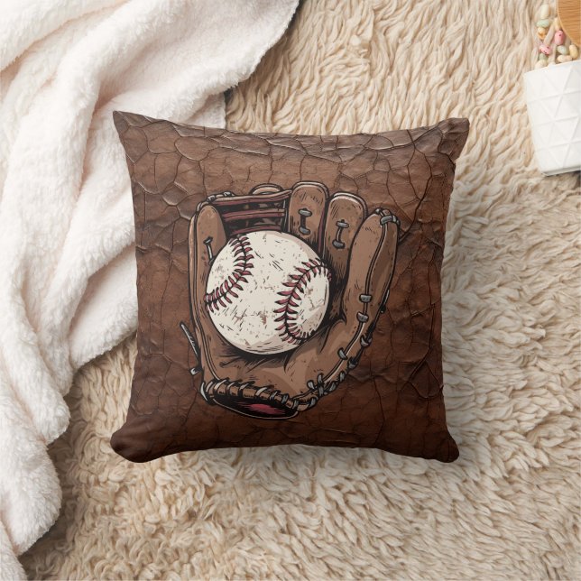 Baseball and mitt cushion (Blanket)