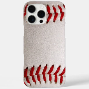 Baseball and Softball Red Stitching iPhone 16 Pro Max Case