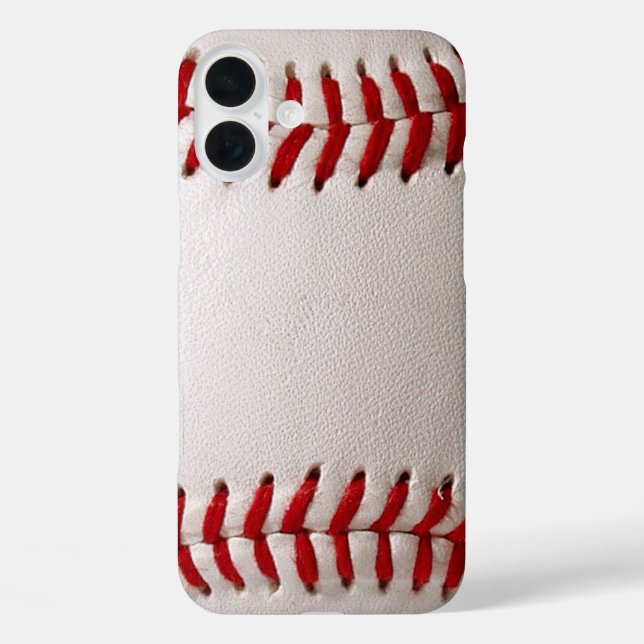 Baseball and Softball Red Stitching Case-Mate iPhone Case (Back)