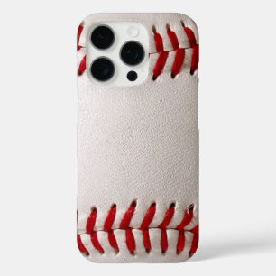 Baseball and Softball Red Stitching iPhone 16 Pro Case