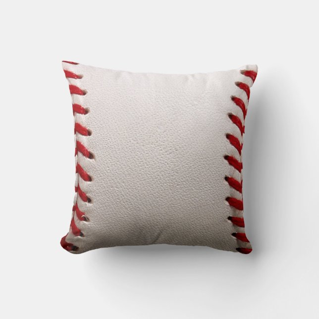 Baseball and Softball Red Stitching Cushion (Front)