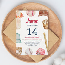 Baseball Any Age Boy Birthday