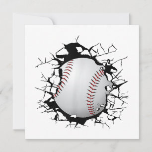 Baseball Apparel - Baseball  Invitation