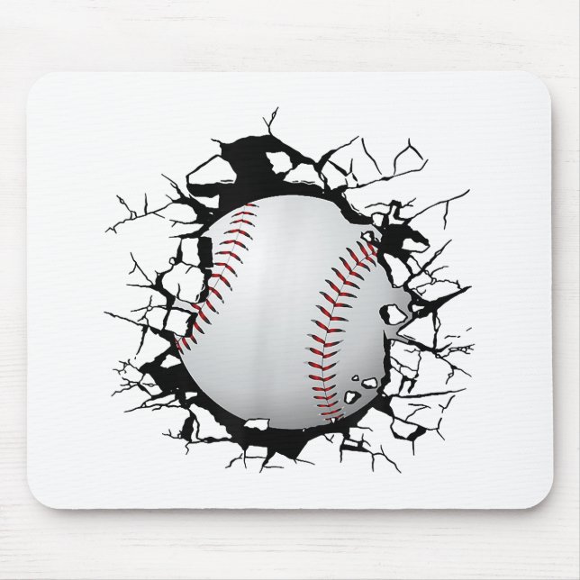 Baseball Apparel - Baseball  Mouse Mat (Front)