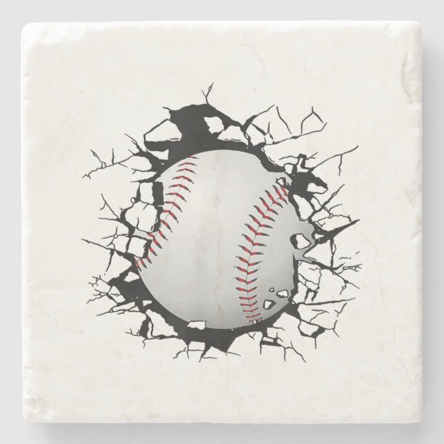 Baseball Apparel - Baseball  Stone Coaster (Front)
