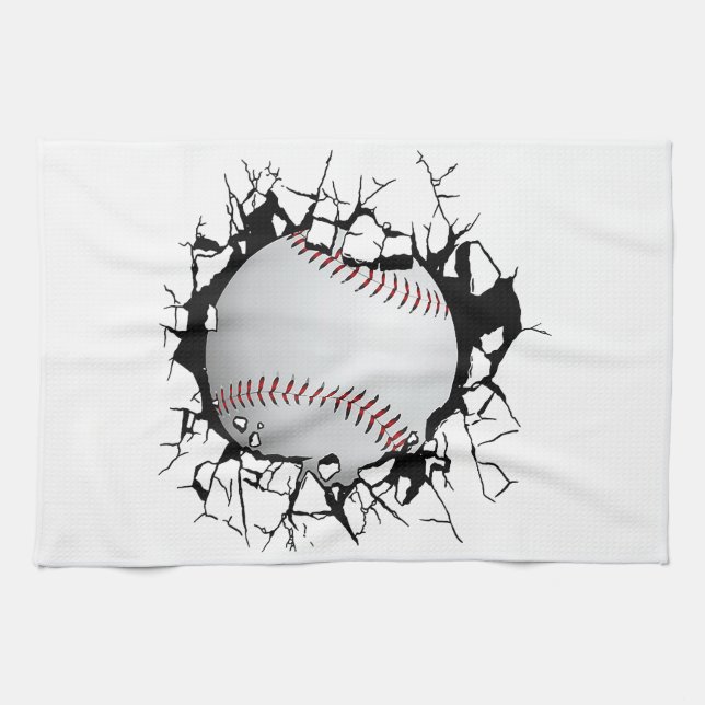Baseball Apparel - Baseball  Tea Towel (Horizontal)