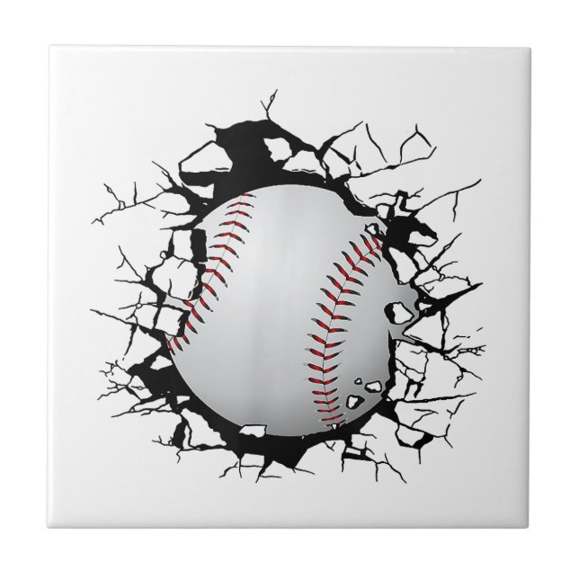 Baseball Apparel - Baseball  Tile (Front)