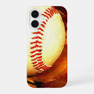 Baseball Art iPhone 16 Case