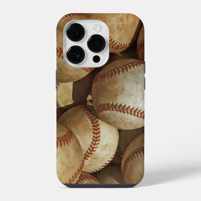 Baseball Art iPhone Case (Back)