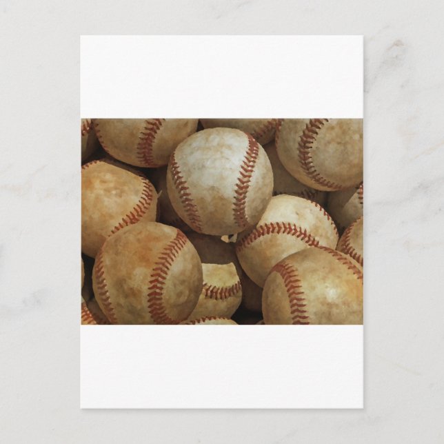 Baseball Art Postcard (Front)