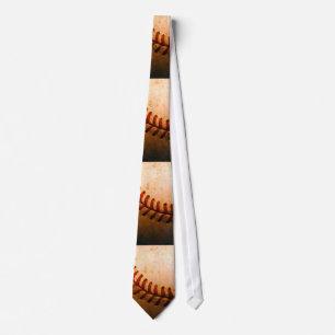 Baseball Art Tie
