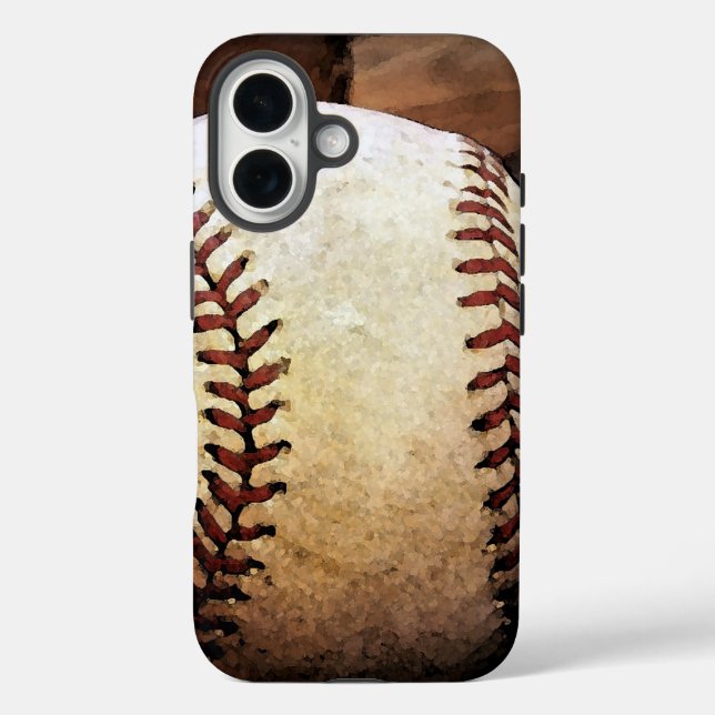 Baseball Artwork Case-Mate iPhone Case (Back)