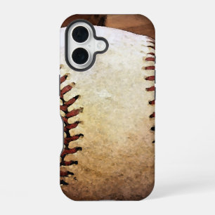 Baseball Artwork iPhone 16 Case