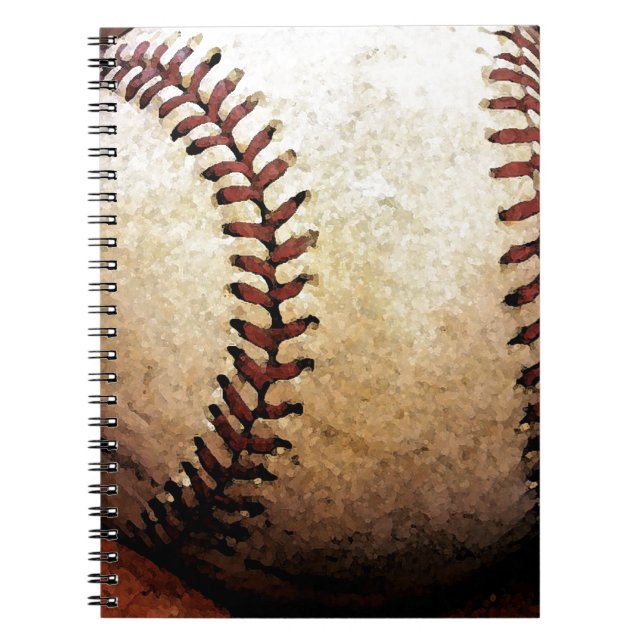 Baseball Artwork Notebook (Front)