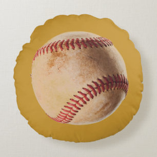 Baseball Artwork Round Cushion