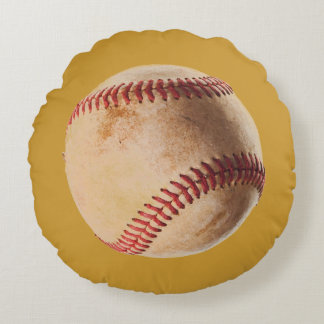 Baseball Artwork Round Cushion