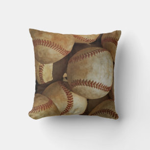 Baseball Artwork Throw Pillow