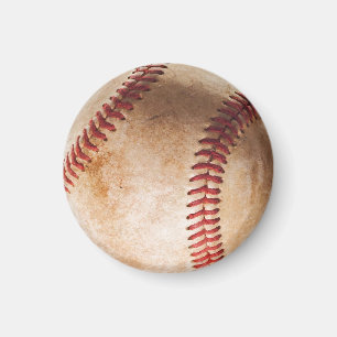 Baseball Artwork Vintage Magnet