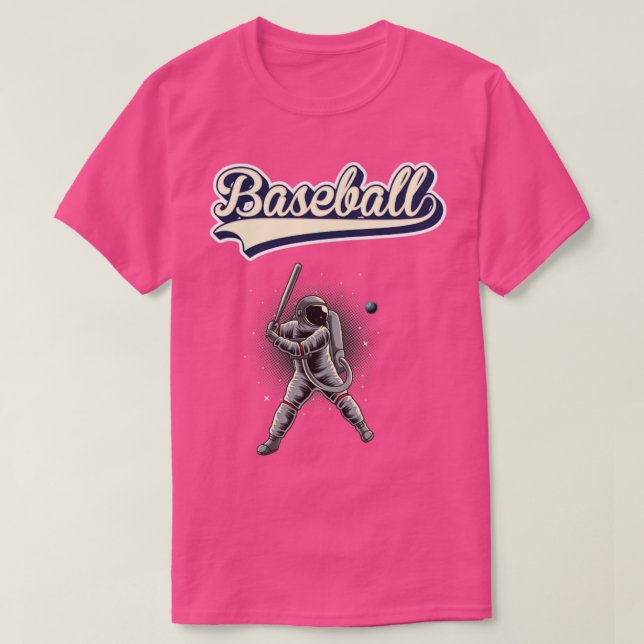 Baseball Astronaut T-Shirt (Design Front)