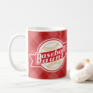Baseball Aunt Coffee Cup