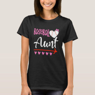 Baseball Aunt  Mothers Day T-Shirt
