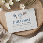 Baseball Baby Shower Diaper Raffle Ticket