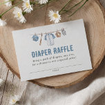 Baseball Baby Shower Diaper Raffle Ticket Enclosure Card<br><div class="desc">Invite baby shower guests to participate in a diaper raffle with this baseball themed baby shower enclosure card.</div>