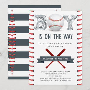 Baseball Baby Shower Invitation