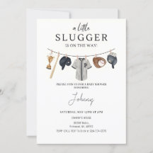 Baseball Baby Shower Invitation