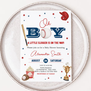 Baseball Baby Shower  Invitation