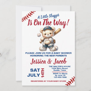 Baseball Baby Shower Invitation