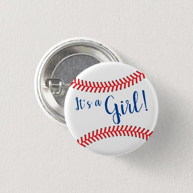 Baseball Baby Shower Little Slugger 3 Cm Round Badge (Front & Back)