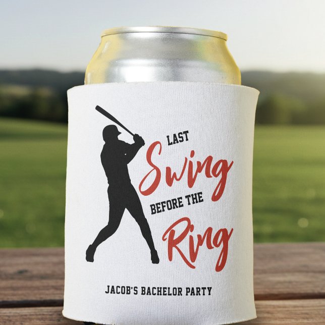 Baseball Bachelor Party Last Swing Before the Ring Can Cooler (Creator Uploaded)