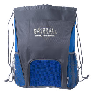 Baseball bag drawstring backpack