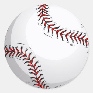 Baseball Ball 1 Classic Round Sticker