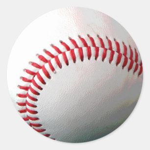 Baseball Ball Classic Round Sticker