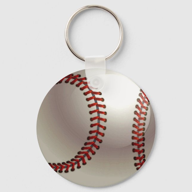 Baseball Ball Key Ring (Front)
