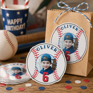 Baseball Ball Kids Birthday Photo